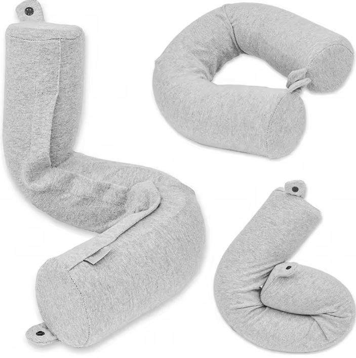 Multi Functional Twist Memory Foam Travel Pillow for Neck
