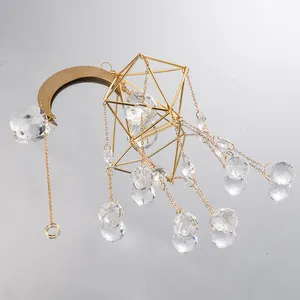 JINGSHENG – pendentif octogone K9 en cristal et attrape-soleil, accessoires de goutte en verre, vente en gros, Offre Spéciale, XGJ-011