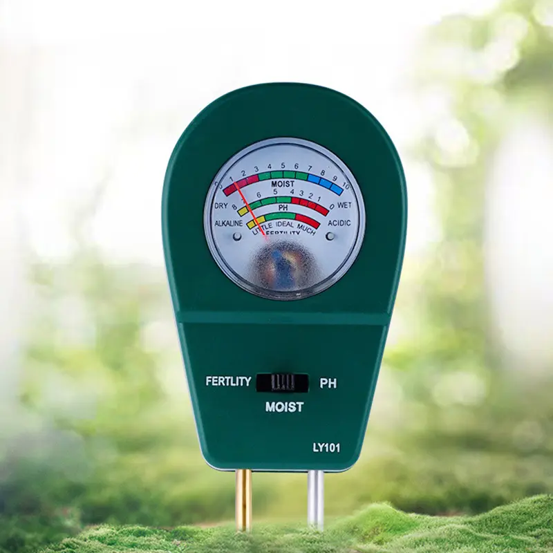 Gute Qualität 3-Wege-Feuchtigkeits-Bodentester Boden-pH-Meter Feuchtigkeit tester Meter Pflanzen boden fruchtbarkeit tester für Garten pflanzen