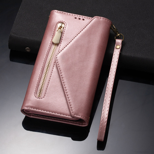 Tarjetero de lujo con cremallera, Cartera de cuero con tapa para <span class=keywords><strong>Samsung</strong></span> S20 Note20 plus Ultra - Product Image 1