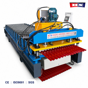 Máquina para Fabricar Láminas Corrugadas, Máquina Laminadora, Máquina Moldeadora, Máquina para Hacer Láminas Corrugadas para Techos, Máquina Formadora de Rollos - Product Image 1
