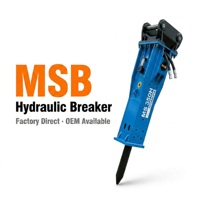 MSB600 Fundamentabbruch-Ausrüstung Hydraulikhammer für 22-28 Tonnen R220 R225 R235 Bagger Anbaugeräte Ersatzteile