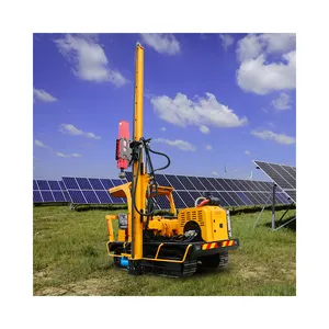 Multi-Function High Efficiency Hydraulic Photovoltaic Solar Pile Drivers with Hammer Pile and Screw Pile