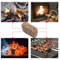 Producteur d'usine copeaux de bois longue durée sans fumée allume-feu pour Barbecue Camping extérieur charbon allume-feu Cubes
