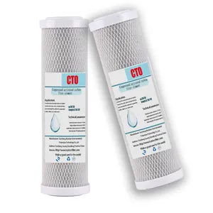 10 Inch Cto Household Activated Carbon Filter With Excellent Odor Adsorption Performance To Remove Residual Chlorine