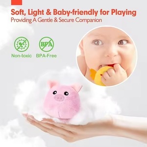 Animaux en peluche <span class=keywords><strong>de</strong></span> ferme doux hochets poupée en peluche développement sensoriel des mains tout-petits jouets Portable ferme <span class=keywords><strong>jeu</strong></span> éducatif - Product Image 2