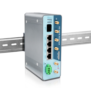 Seriallink 5G di động wifi6 CPE Router cho giao thông công cộng Dual Sim thẻ 4x1000m <span class=keywords><strong>LAN</strong></span>/WAN cổng 1xsfp cổng 48V PoE ra - Product Image 2