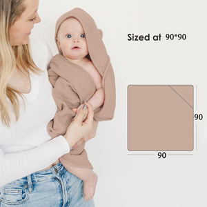 Set di Asciugamani in Mussola 100% Cotone con Logo Personalizzato, Morbida Coperta per Neonati e Set di Rotoli di Carta Igienica a 3 Strati per Uso Domestico - Product Image 2