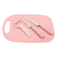 Urijk — ustensiles à lame tranchante, revêtement antiadhésif, couteau de cuisine avec éplucheur, 8 pièces