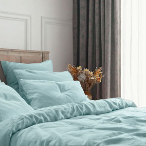 Personnalisation personnalisée, 100% lavage à la pierre, <span class=keywords><strong>draps</strong></span> en lin français doux et respirant, taille Queen, Super King - Product Image 5