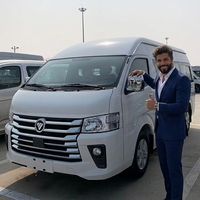 Mini-bus Foton Neuf LHD à Toit Surélevé pour Passagers, Prêt à l'emploi (RTS), Bus Économique