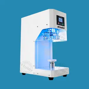 बिक्री के लिए चीन अर्ध स्वचालित बुद्धिमान सोडा पॉप आसान खुला एल्यूमीनियम कैन पालतू बोतल कैन टिन कैन सीलिंग मशीन