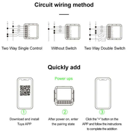 Module de variateur intelligent Tuya WiFi Zigbee 1CH 2CH, interrupteur de gradation de lumière, commande vocale via application, compatible avec Alexa Google Smart Life APP