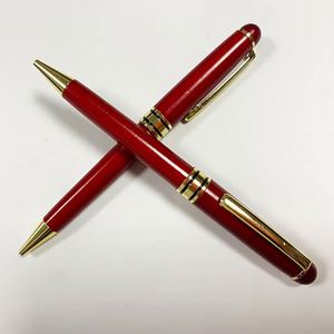 Regalo Empresarial de Navidad de Alta Calidad, Artículo de Oficina de Lujo, Bolígrafo de Madera Roja de Escritura Suave con Logotipo Personalizado Grabado - Product Image 1