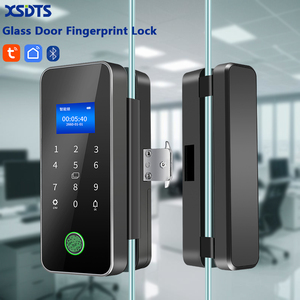 Xsdts A16 tuya Bluetooth 6-in-1 khóa thông minh vân tay mật khẩu thẻ IC app điều khiển từ xa & Key mở khóa các tính năng cho cửa kính - Product Image 1