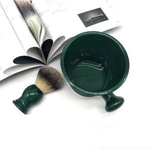 ชุดโกนหนวดสำหรับ<span class=keywords><strong>ผู้ชาย</strong></span>แบบ2-in-1พร้อมที่ใส่แปรงอะคริ<span class=keywords><strong>ล</strong></span>ิกที่โกนหนวดชามสบู่ผมสังเคราะห์แปรงเคราสีเขียว JDK - Product Image 5