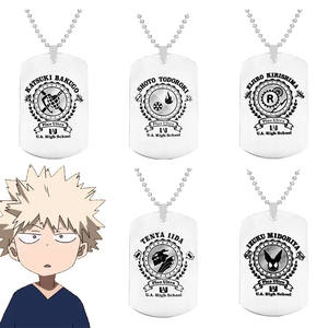 Anime Game My <span class=keywords><strong>Hero</strong></span> Academia kalung Midoriya Izuku mode Halloween hadiah Aksesori Cosplay pria wanita - Product Image 1