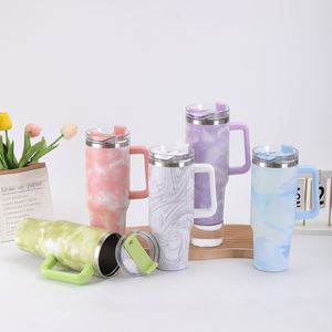 3D Printed 40oz Stainless Steel Insulated <b>Cup</b> with <b>Large</b> Capacity Handle, Car <b>Cup</b>, Beverage <b>Cup</b>, Straw <b>Cup</b> - Product Image 6