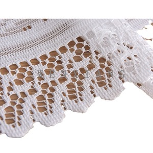 Wenxiang Lace Table Runner 33X114Cm Embroidered Leaf Pattern Rectangle Home Decor - Product Image 5