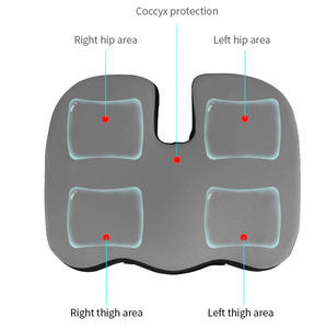 Cojín de esponja con memoria para silla, alivio del dolor y el hueso de la cola del nervio ciático, venta directa de fábrica - Product Image 2
