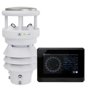 สถานีอากาศอัตโนมัติ RS485อัลตราโซนิกไร้สาย WiFi ไร้สายแบบมืออาชีพพร้อมความเร็วลมและทิศทาง - Product Image 2