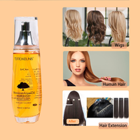 Huile Capillaire Hydratante en Gros : Traitement Capillaire à l'Huile d'Argan du Maroc Bio et Naturelle, Enrichie en Vitamine E, Meilleure Huile Végétale pour Cheveux Secs et Soyeux