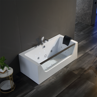 Verre trempé intérieur pour sauna, baignoire, jacuzzi, massage, bulles d'ozone, jets, design écologique pour appartement, chambre à coucher