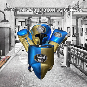Ensemble personnalisable No Boxing No Life, gants de boxe légers, respirants, à séchage rapide, anti-humidité, à lacets, ajustement universel pour la boxe - Product Image 2