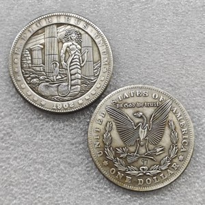 Berbagai Koin Hobo Amerika Serikat, Koin Morgan Antik Bergaya Klasik, Koin Peringatan, Hadiah, Dekorasi Rumah - Product Image 2