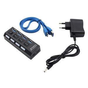 Offre Spéciale <span class=keywords><strong>Adaptateur</strong></span> <span class=keywords><strong>secteur</strong></span> 4 ports 3.0 Hub <span class=keywords><strong>USB</strong></span> Avec Alimentation Externe - Product Image 3