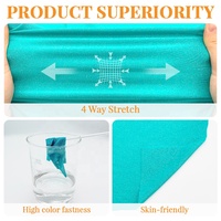 Tissus en nylon spandex métallisé jacquard argenté brillant respirant doux de haute qualité pour maillots de bain et lingerie