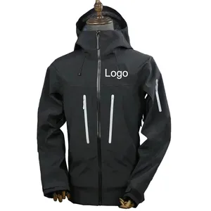 Outdoor Hard Shell Jacket 10000mm Windproof Waterproof Jacket for Wholesale Spring and Autumn High Performance 3L