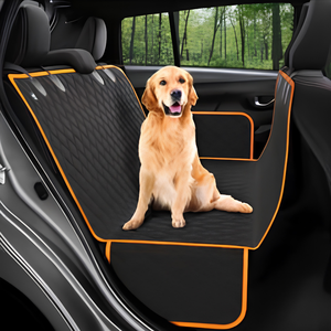Housse de siège arrière de <span class=keywords><strong>voiture</strong></span> imperméable anti-rayures pour <span class=keywords><strong>chien</strong></span>, tapis de protection antidérapant pour animaux de compagnie, hamac de voyage pour siège arrière d'automobile - Product Image 1