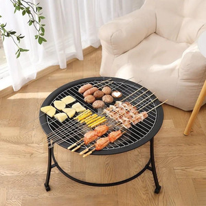 Liquidación B2B: Brasero de Acero para Exteriores, Parrilla para Asar, Brasero para Leña, para Acampar, Jardín y Cocinar - Product Image 5