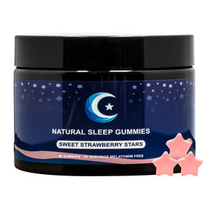 Gomas para Dormir com Raiz de Valeriana <span class=keywords><strong>500mg</strong></span>, Flor da Paixão, Citrato de Magnésio, L-Teanina, Não OGM, Mastigáveis Noturnos - Product Image 2