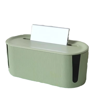 Multifunctional Rectangle PP <strong>Storage</strong> <strong>Box</strong> with Card Slot Wire Patch Board &amp; <strong>Cable</strong> Management Bin - Product Image 1