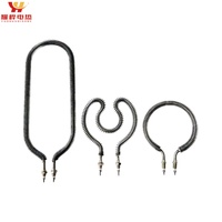 Elementos Calefactores Eléctricos de Acero Inoxidable, Calentador de Aire Tubular Aletado