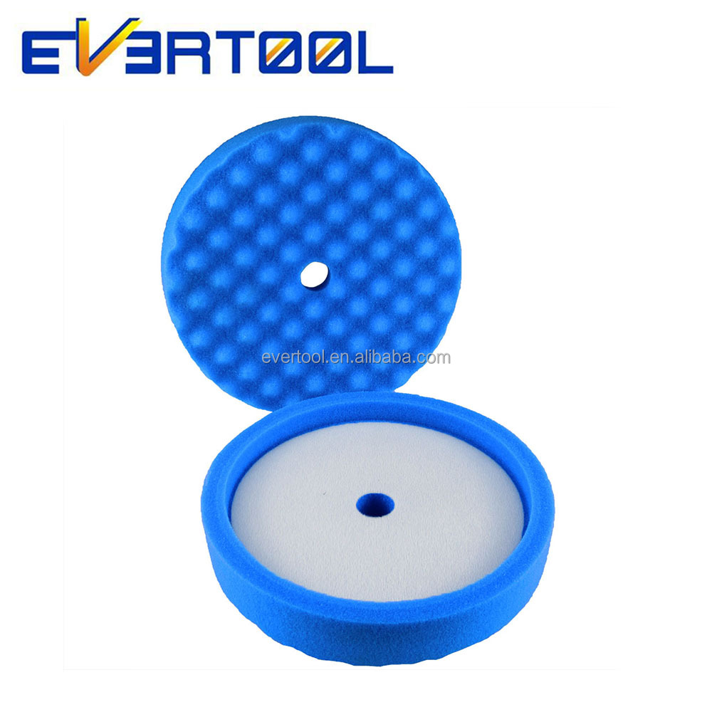 Blue Sponge Buffing Bonnet Foam Polish Applicator Pad