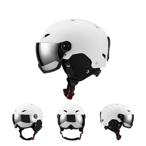 滑雪头盔与制造商男士滑雪板定制标志印刷下坡批发全脸男士雪面罩滑雪头盔