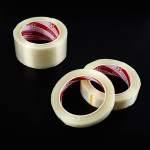 Cinta de fibra de vidrio Paquete de batería de litio Envoltura de aislamiento Rayas fuertes Cintas de fijación adhesivas de resistencia a altas temperaturas de un solo lado - Product Image 3