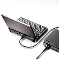 GPD Laptop Mini, Notebook PC Mini genggam prosesor AMD Ryzen memori 32GB SSD 512GB warna hitam