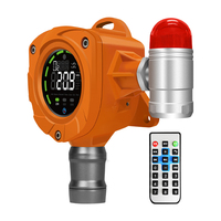 Detector de Gas Fijo de Metano con Alarma de Luz y Sonido, Control Remoto, Pantalla LED, Cuerpo de Aluminio Fundido de Diseño Modular SIL, VOC, CS2, CH4