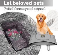 Sacs funéraires imperméables en PVC pour adultes et animaux de compagnie, avec fermeture éclair droite, accessoires de cercueil non tissés pour usage en salon funéraire, fournitures funéraires