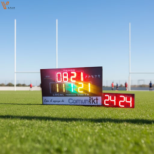 <span class=keywords><strong>Tabellone</strong></span> <span class=keywords><strong>Segnapunti</strong></span> Elettronico LED Portatile per Cricket, Mini Futsal, Biliardo, Basket con Timer 24 Secondi - Product Image 1