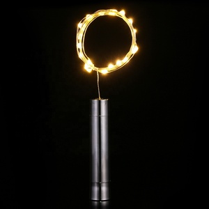 Luci per Bottiglie di Vino <span class=keywords><strong>con</strong></span> Tappo a Batteria Mini Luci Fatate Guscio Argentato Luci a LED <span class=keywords><strong>con</strong></span> Tappo in Sughero per Bottiglie di Vino - Product Image 4