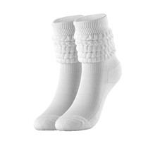 Lot de chaussettes montantes amples et côtelées en tissu épais, style Glitopper, effet froissé, style années 80-90, pour bottes