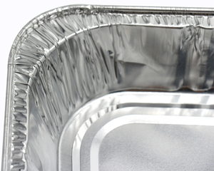 Hộp đồ dùng gia đình <span class=keywords><strong>container</strong></span> nhôm lá thực phẩm bạc cứng dùng một lần nhôm lá nướng ly có nắp đậy - Product Image 6