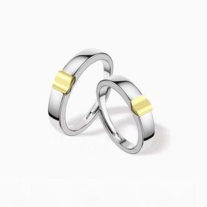 925 <b>Silver</b> Plated Romantic Magnetic Attract Each Heart Puzzle Couple <b>Ring</b> for Lover Man Woman <b>Adjustable</b> Open Wedding Jewelry - Product Image 3