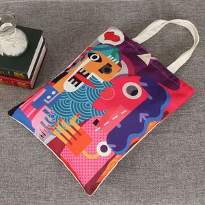 Custom <b>Mini</b> Gym Canvas Cotton Grocery Beach Tote Eco-Friendly Recyclable Heavy Rope Logo Plain Print Daily Gift - Product Image 2