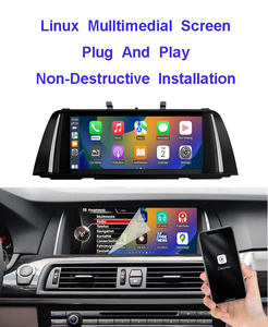 Hệ thống Linux 8.8 ''phong cách ban đầu đài phát thanh không dây Apple xe chơi E70 E71 màn hình cảm ứng cho BMW X5 X6 CCC CIC Carplay màn hình - Product Image 4